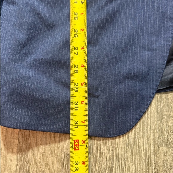 Hugo Boss GUABELLO Selection Men's Suit Blazer 42R Blue  Wool Jacket Sport Coat - Picture 7 of 8